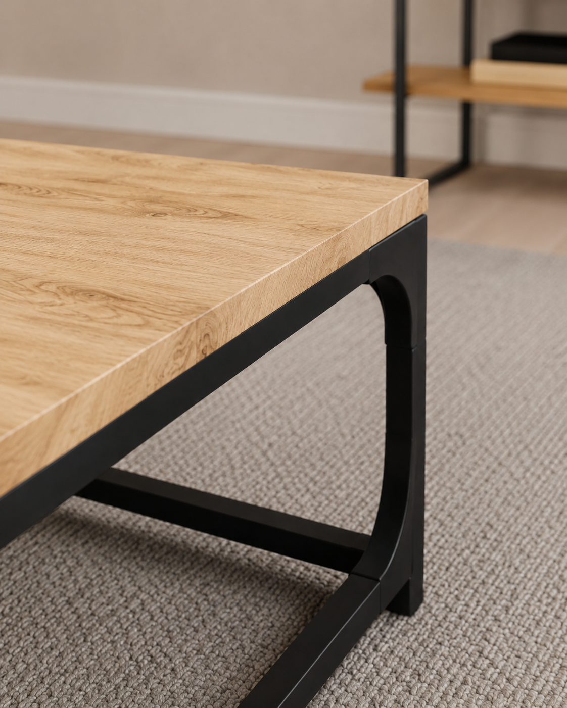 Table basse gigogne chêne sonoma | Nexo