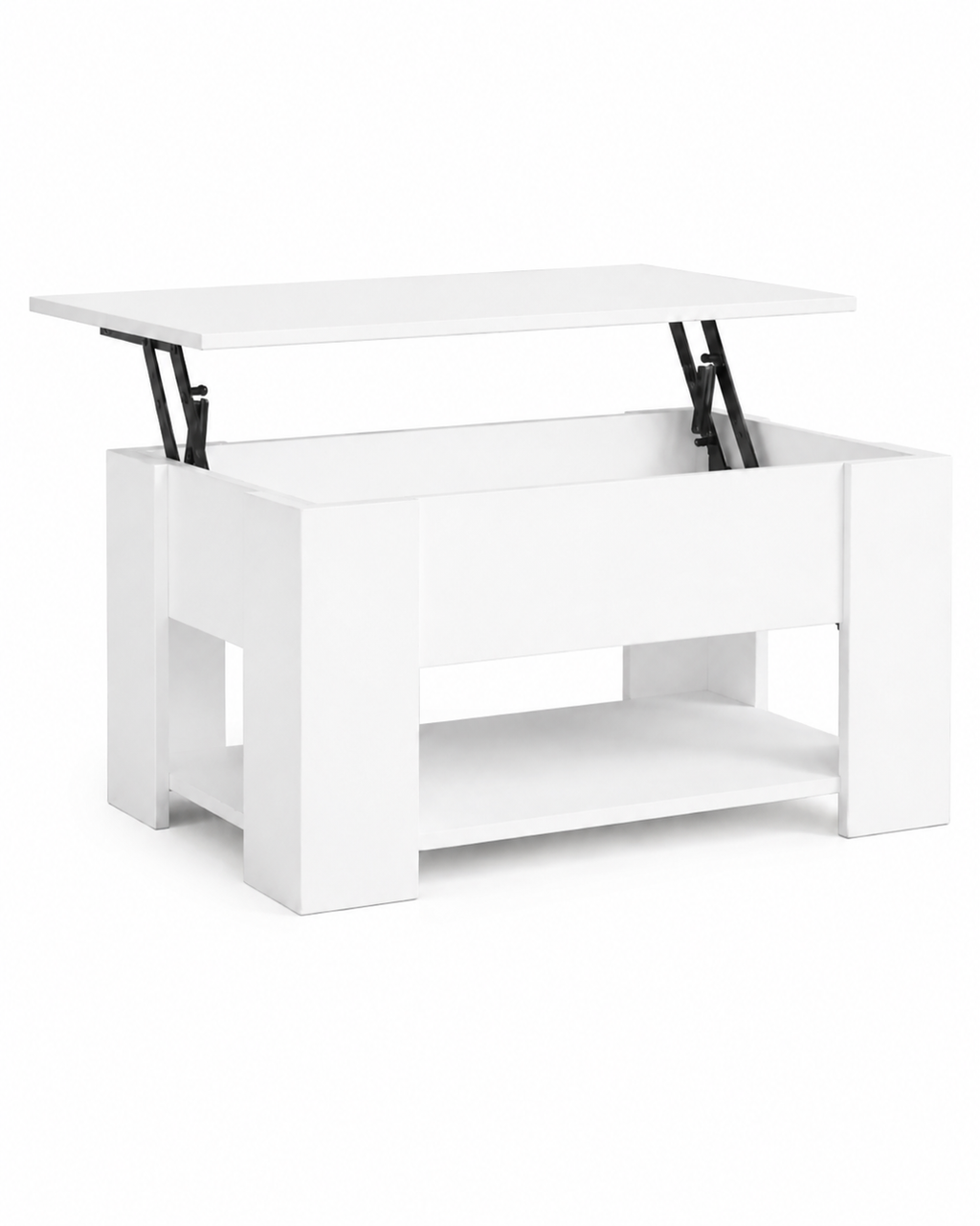 Table basse relevable blanche | Noen