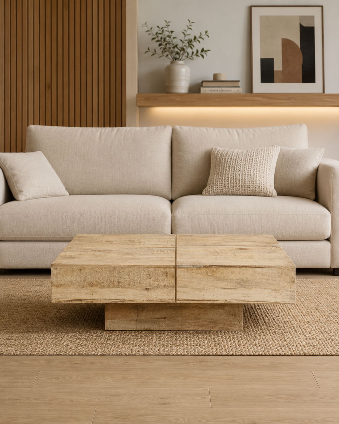 Table basse en bois de manguier | Mavon