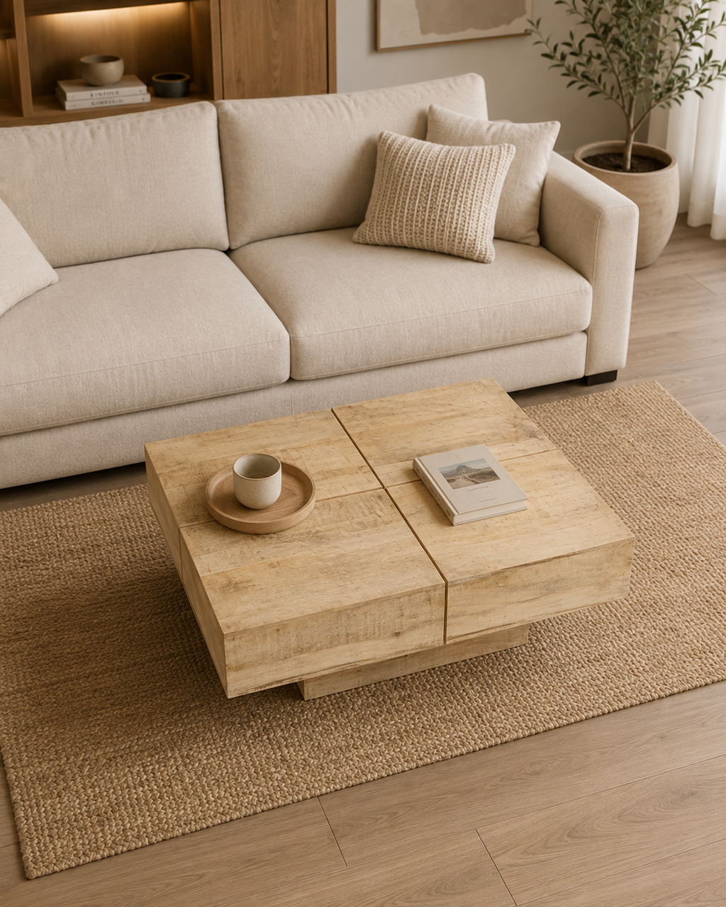 Table basse en bois de manguier | Mavon