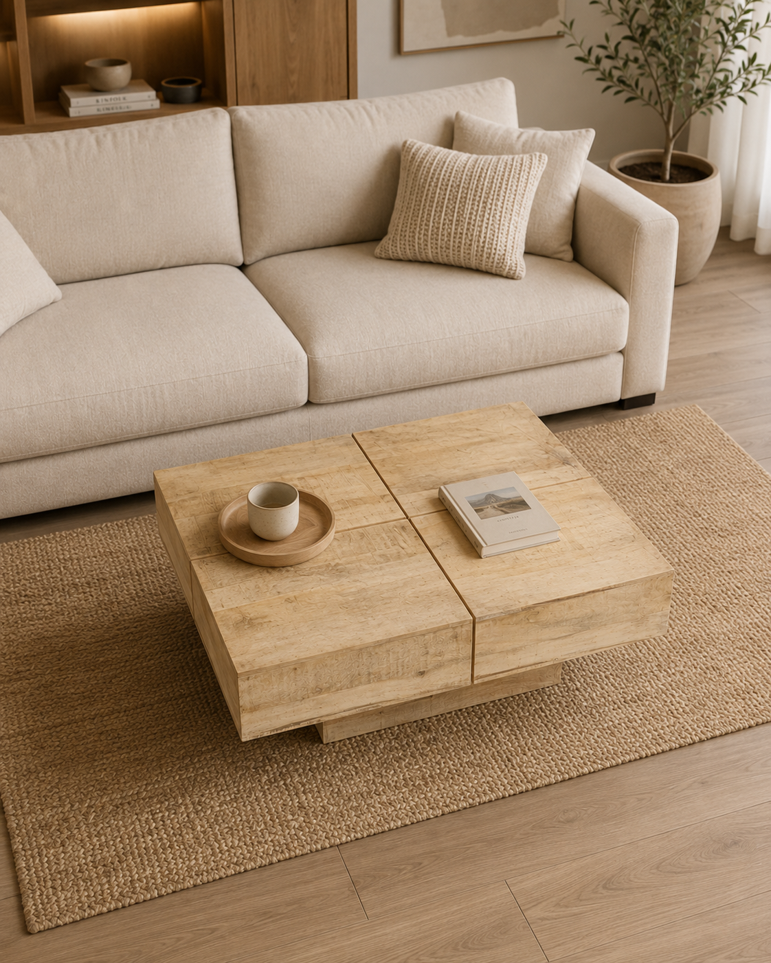 Table basse en bois de manguier | Mavon