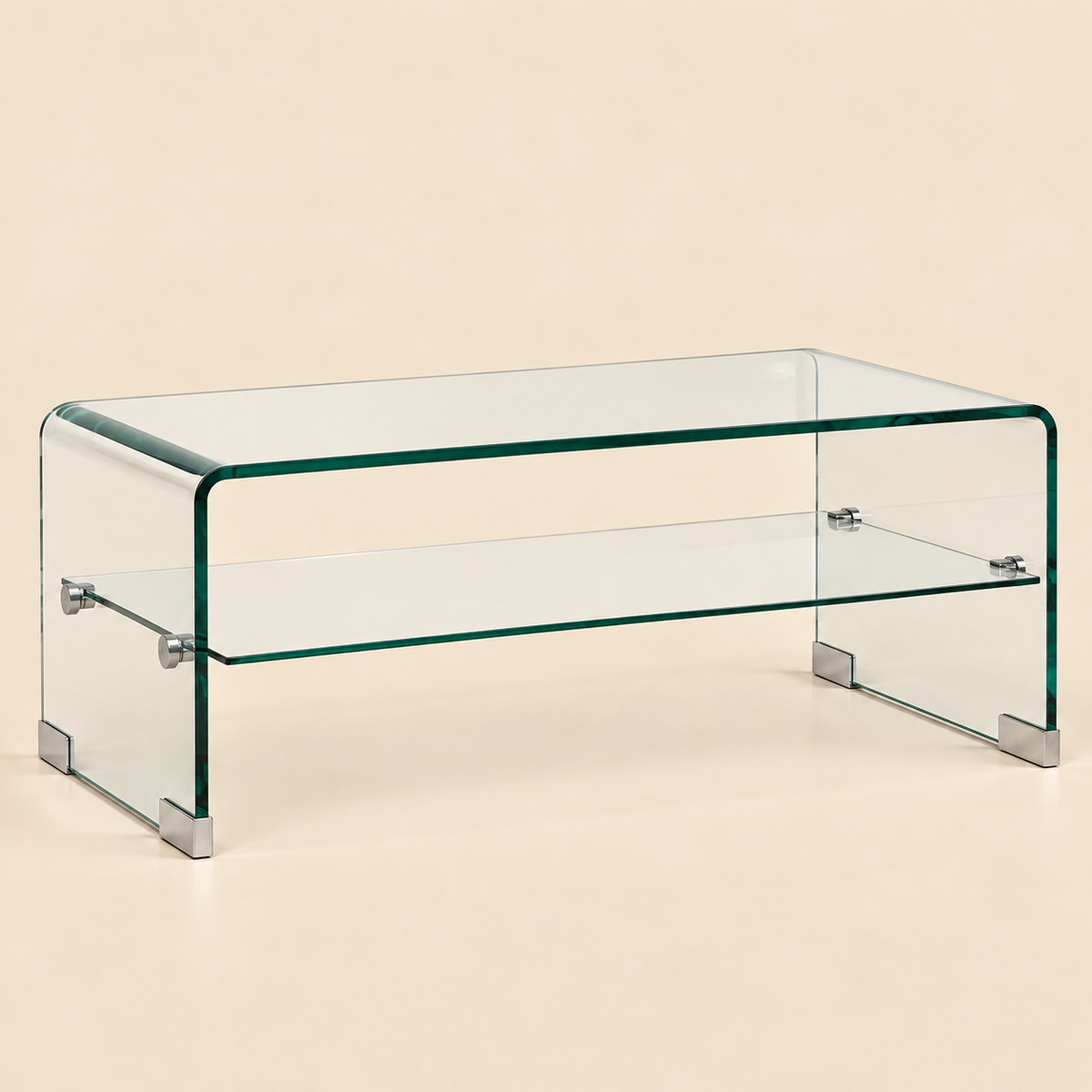 Table basse moderne en verre trempé | Elio