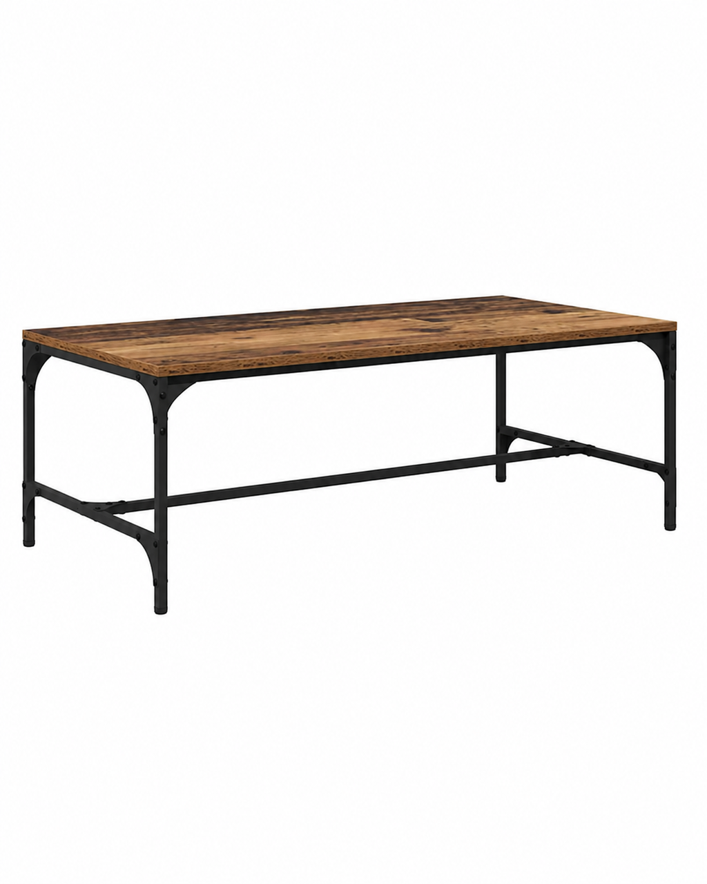 Table basse de salon en bois antique | Norel