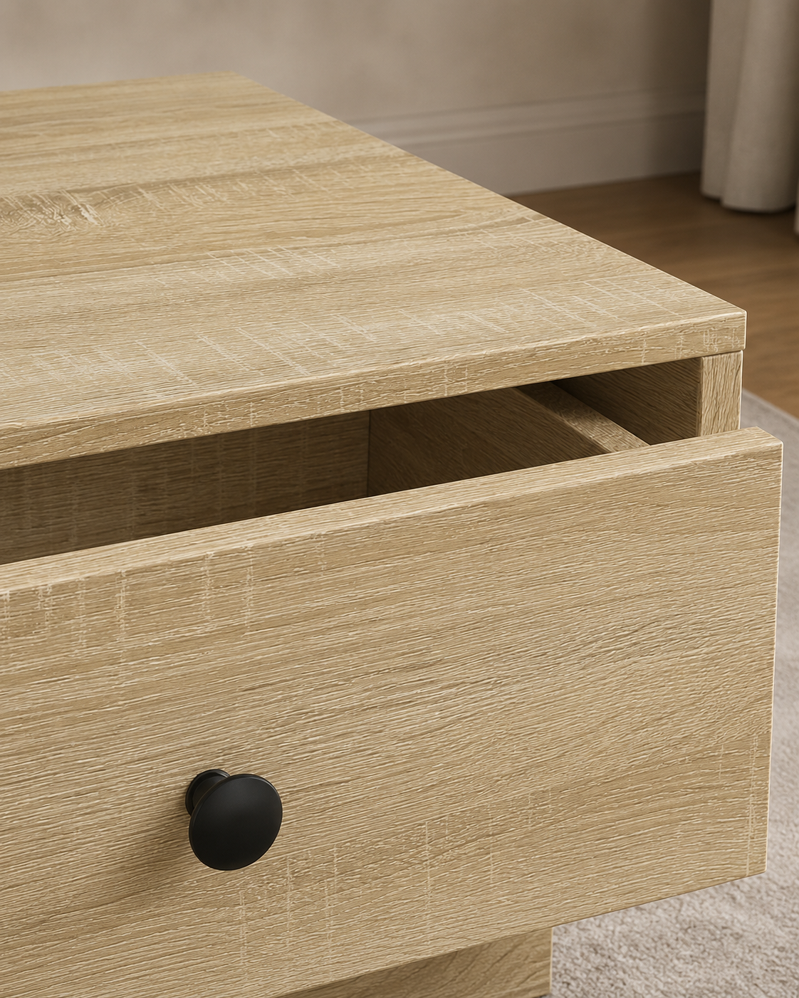 Table basse en chêne avec rangement | Selyn